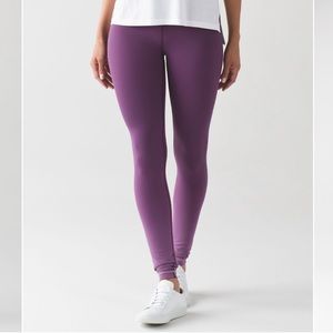Lululemon Wunder Under High-Rise Purple Ombre Pant / Legging